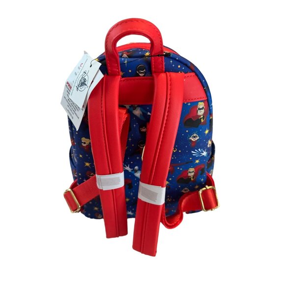 New 2022 Disney Parks Loungefly The Incredibles AOP Mini Backpack - Picture 3 of 7